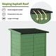 preview thumbnail 16 of 43, Mcombo Outdoor Wood Storage Cabinet, Small Size Garden Wooden Tool Shed with Double doors, Outside Tools Cabinet 0985CR