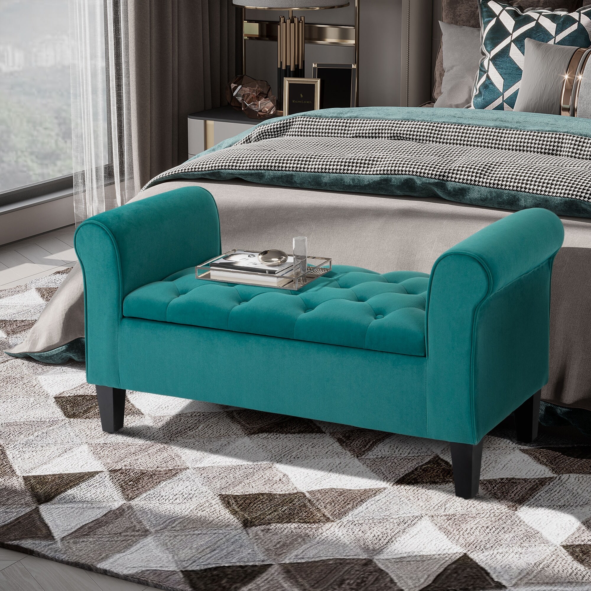 Bed bench ottoman outlet