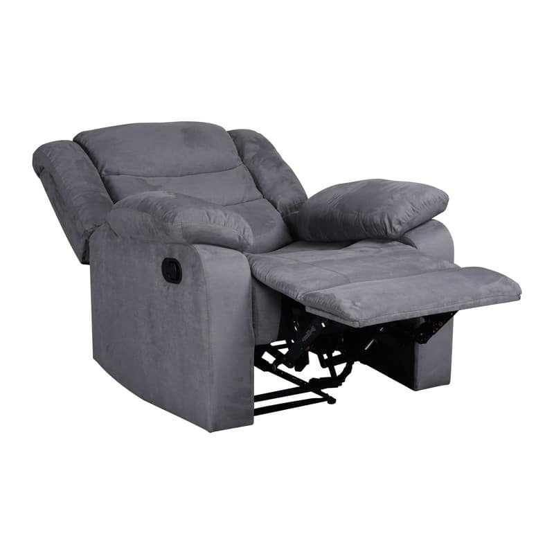 Modern 3-Piece Manual Reclining Living Room Sofa Set with Dropdown Table and Console
