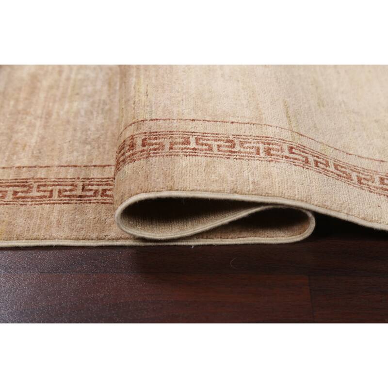 Geometric Bordered Oriental Gabbeh Kashkoli Area Rug Wool Hand-knotted - 3'2" x 5'3"