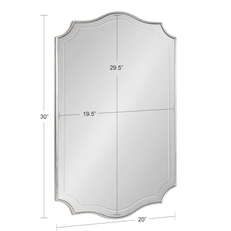 Kate and Laurel Hollyn Decorative Framed Wall Mirror