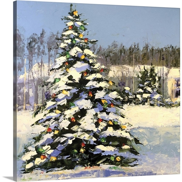"Christmas in the Forest" Canvas Wall Art