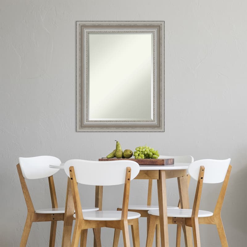 Beveled Wall Mirror - Parlor Black Frame