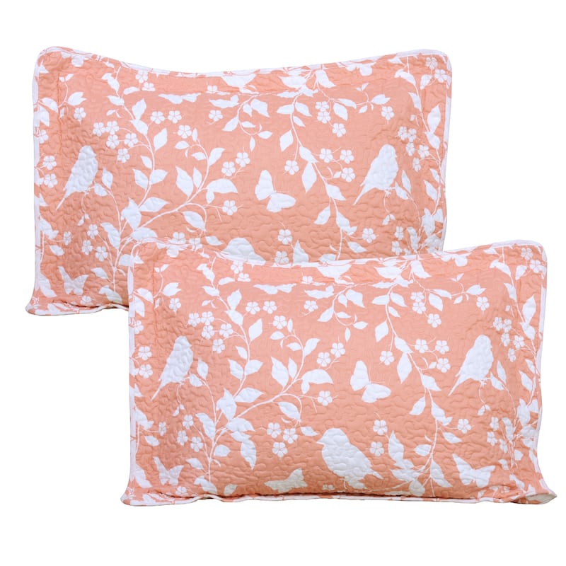 Serenta Birdsong 6-piece Quilted Bedspread Coverlet Set