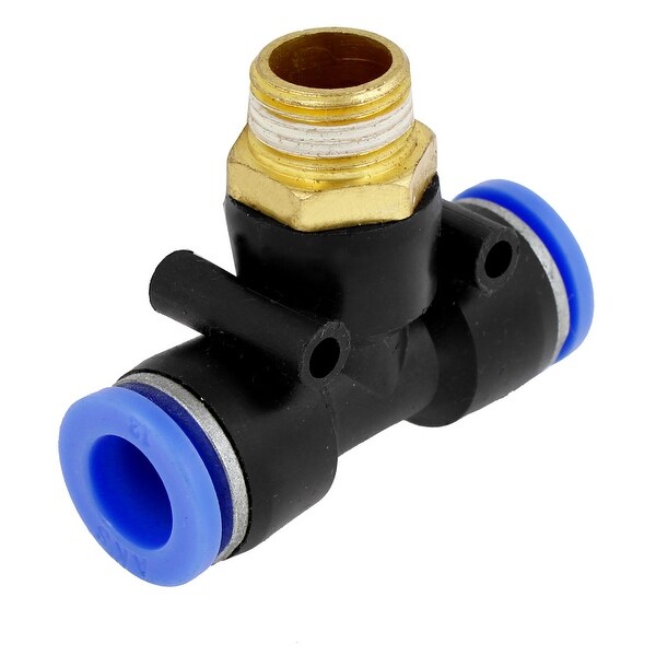 Industry Pneumatic 3/8 PT Thread 12mm T Joint One Touch Quick Fitting