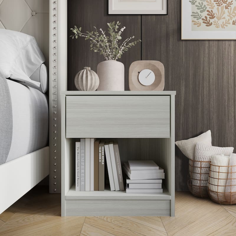 CraftPorch Simple Clean-Lines One Drawer Nightstand