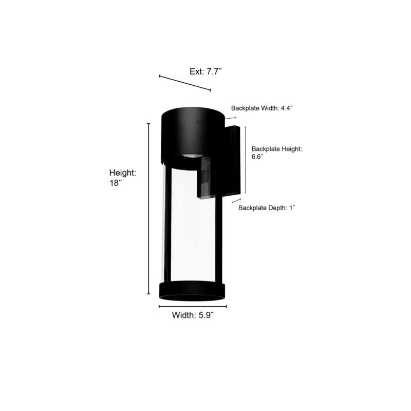 Millennium Lighting 84103 Trefor 21" Tall Outdoor Wall Sconce