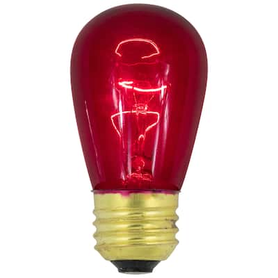Pack of 25 Incandescent S14 Purple Christmas Replacement Bulbs - 3.25"