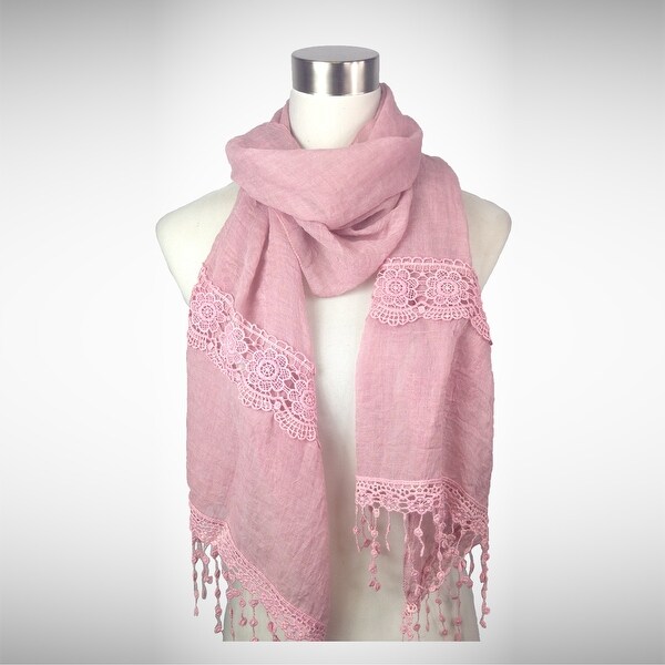 embroidery on scarf
