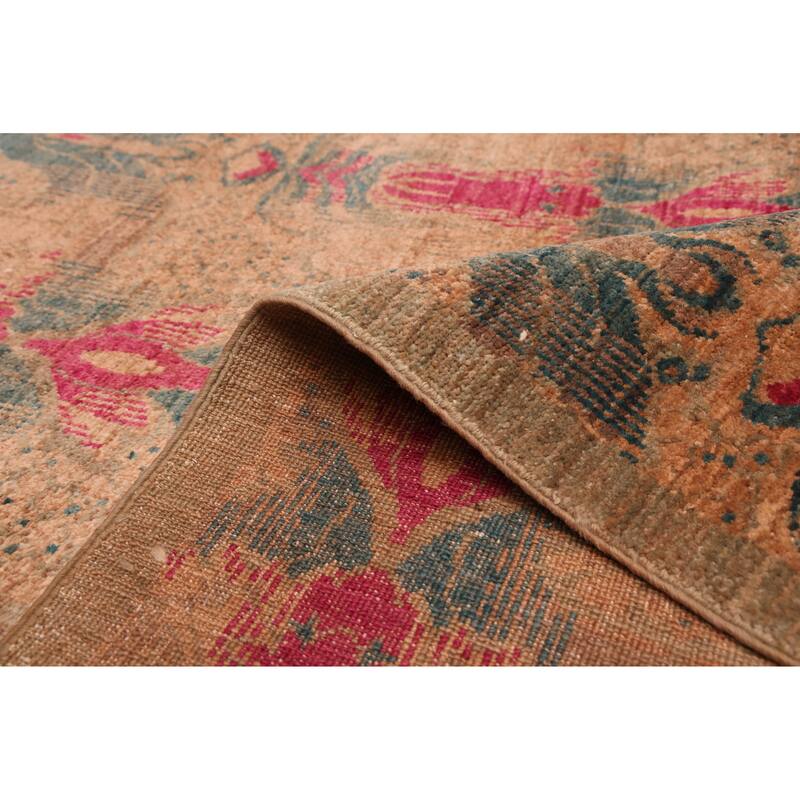 ECARPETGALLERY Hand-knotted Vibrance Brown Wool Rug - 9'1 x 12'1