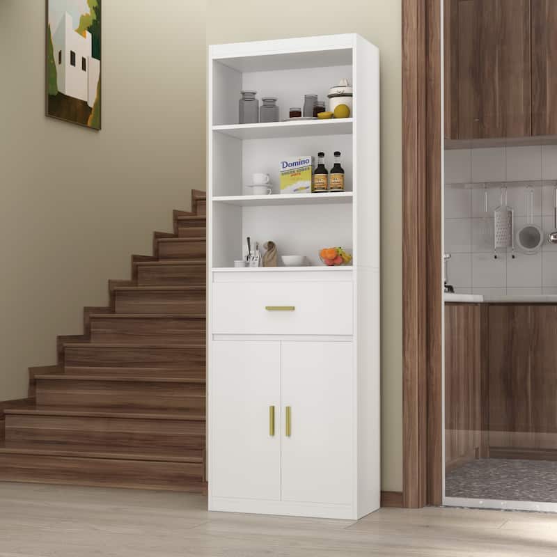 23.6'' W X 70.8'' H X 11.8'' D Linen Cabinet BookCase Space Saving - 23.6"W x 70.8"H