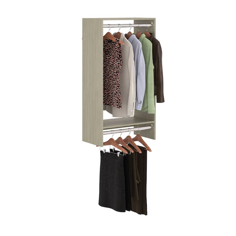 Easy Track Double Hang Laminate Tower Kit
