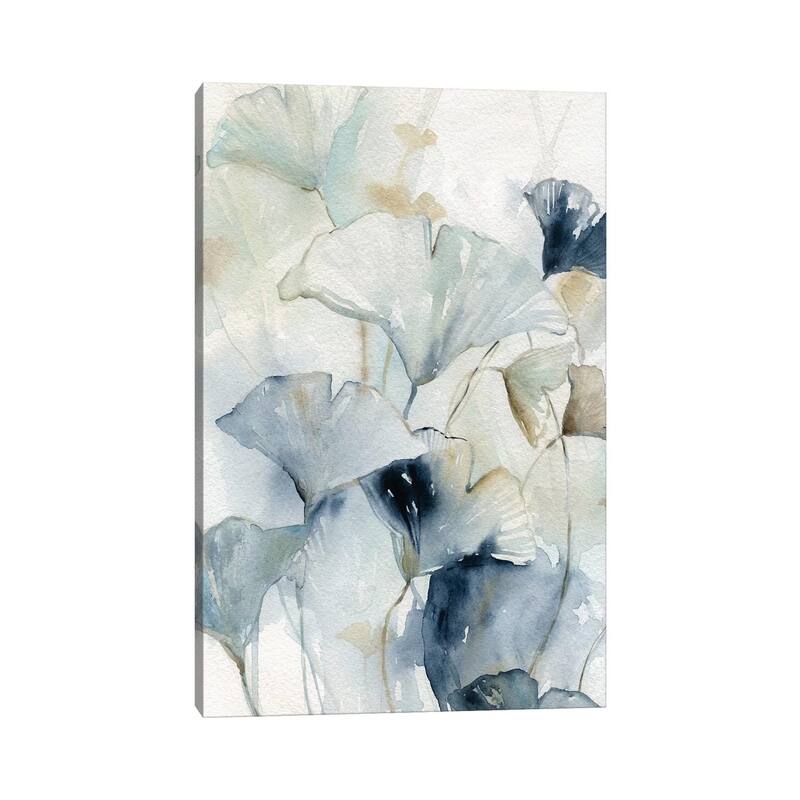 iCanvas "Indigo Gingko I" by Carol Robinson Canvas Print