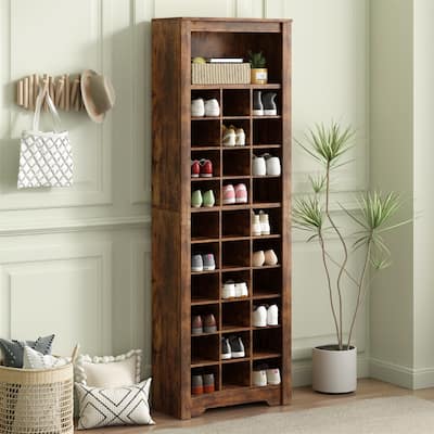Merax Contemporary Shoe Cabinet with Multiple Storage Capacity