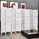 preview thumbnail 25 of 31, 5.6 Ft Tall 4/6/8 Panel Wood Room Divider Folding Privacy Screen