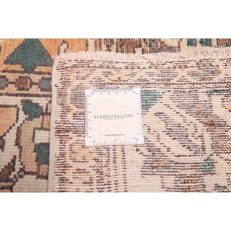 ECARPETGALLERY Hand-knotted Antalya Vintage Brown Wool Rug - 6'11 x 9'6