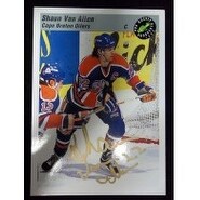 Shop Signed Van Allen Shaun Cape Breton Oilers 1993 Classic Games