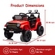 preview thumbnail 22 of 38, 12V Kids Ride On Truck Electric Car Toy for Toddles with 2.4G Remote Control