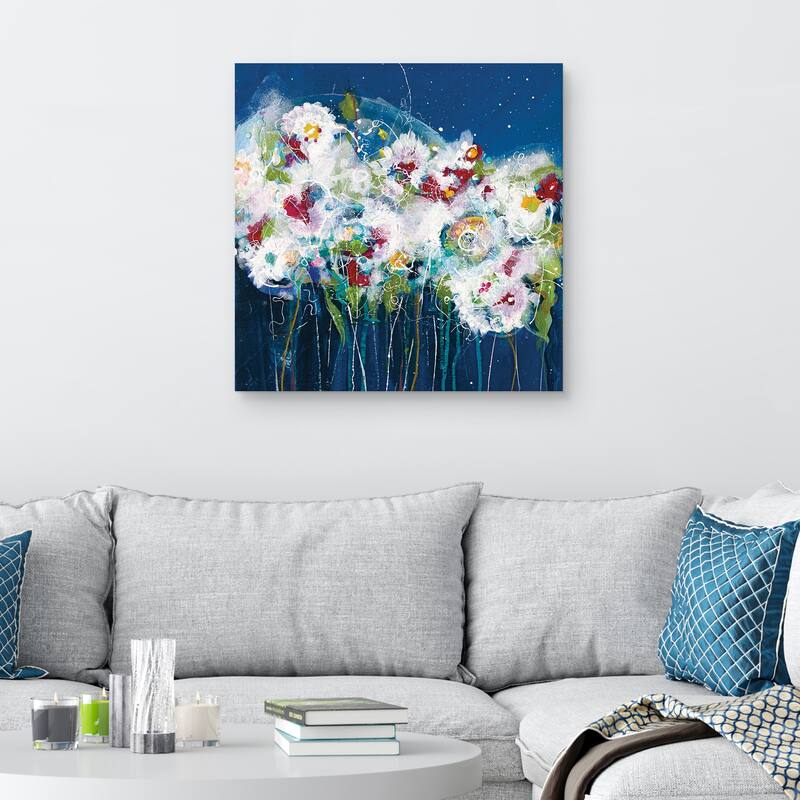 Garden Party I Crop by Jan Griggs Canvas Art Print