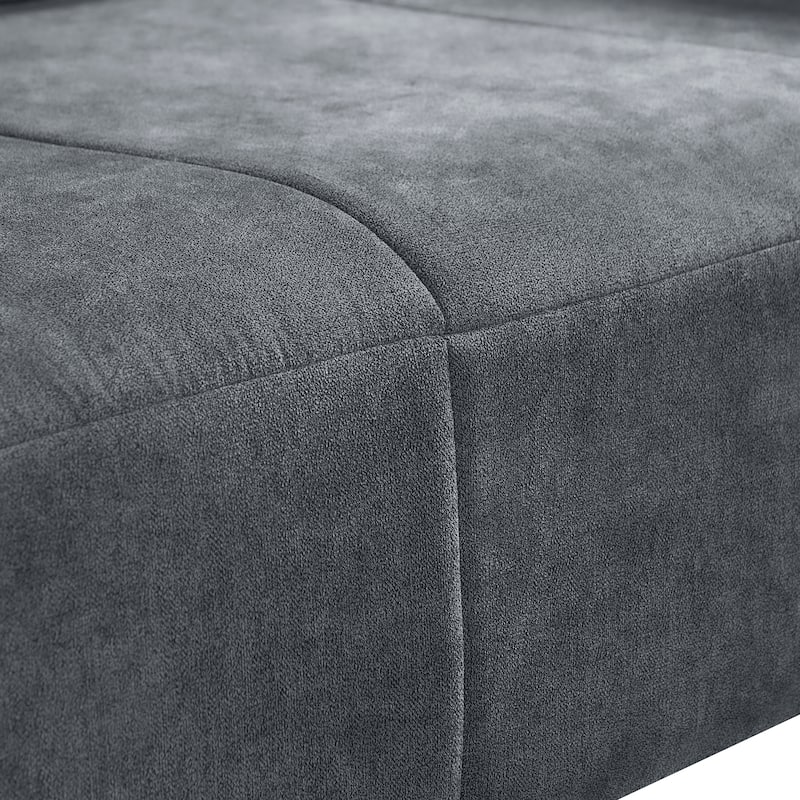 Christopher Knight Home - Modular 109" Soft Upholstered L-Shaped Sectional Sofa