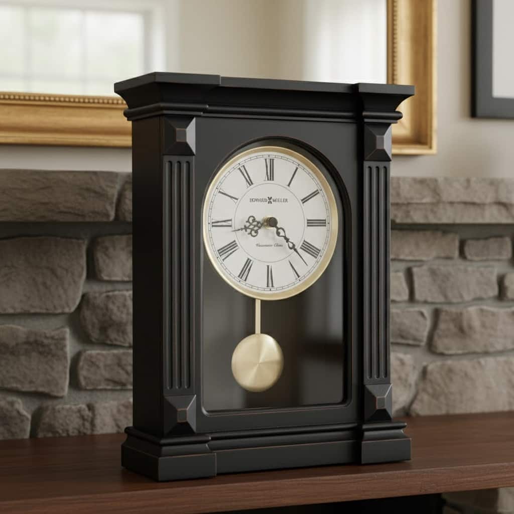 Howard Miller Mia Chiming Mantel Clock with Pendulum