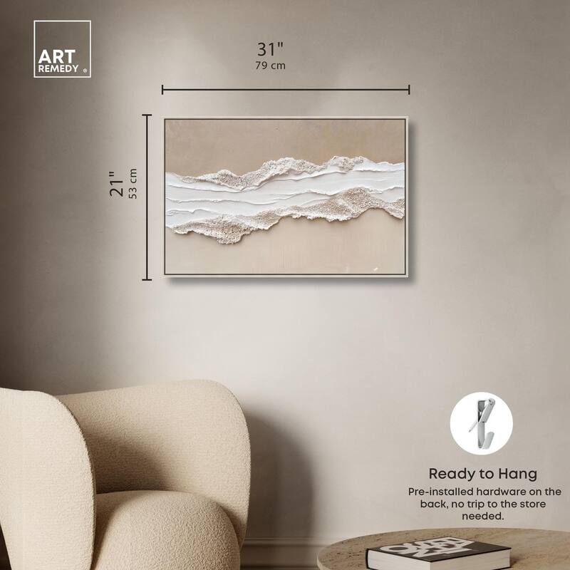 Textured Sea I Canvas by Art Remedy