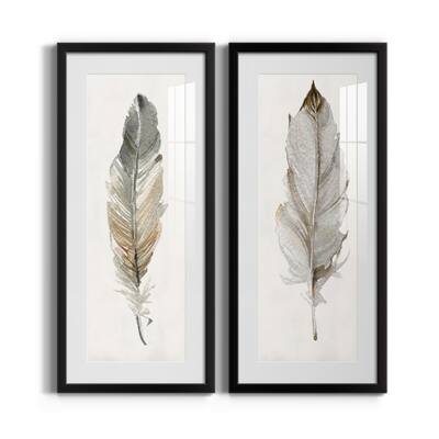 Neutral Feather I-Premium Gallery Framed Print - Ready to Hang