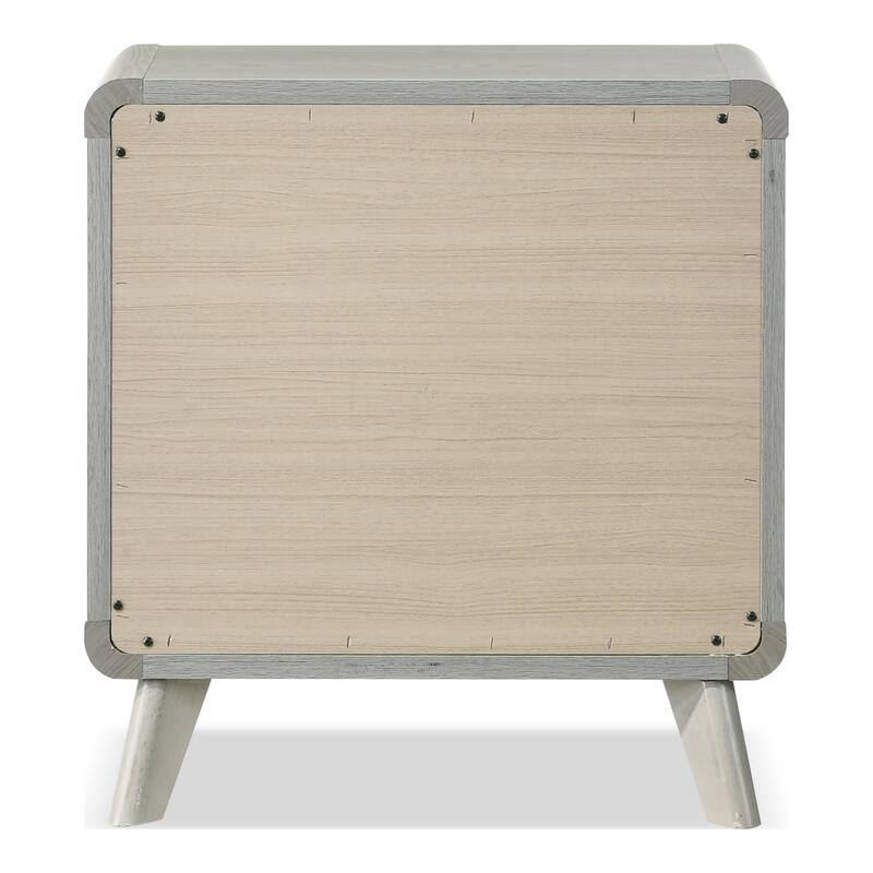 Furniture of America Thalia Modern Grey Wood 2-Drawer Nightstand