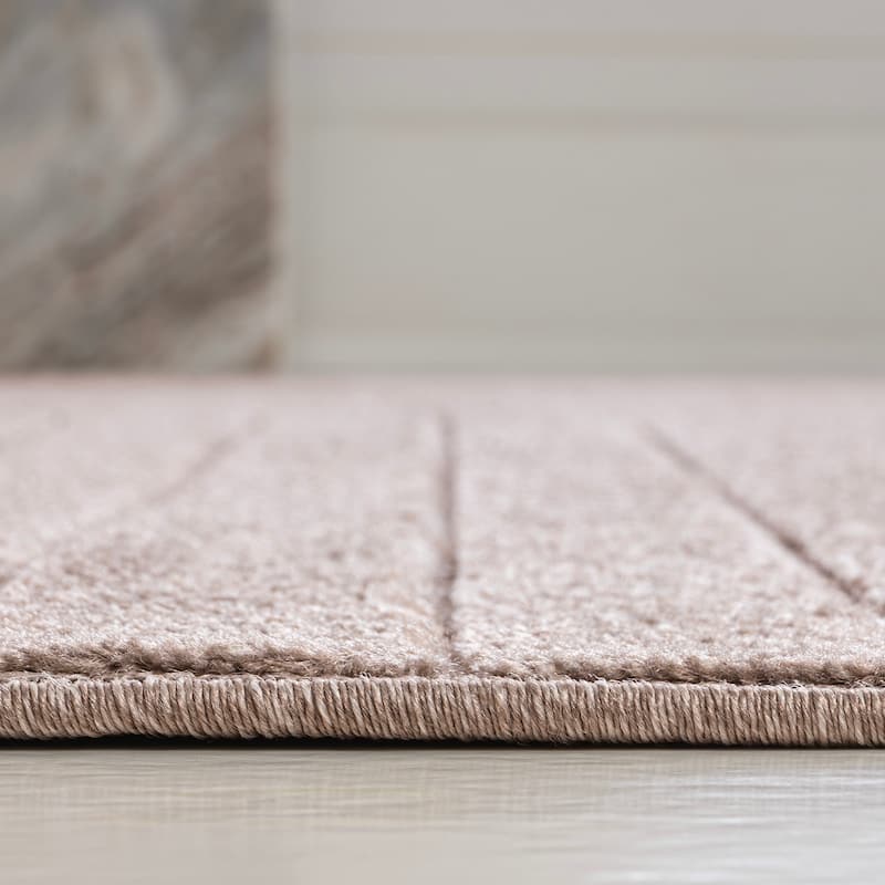 JONATHAN Y Aarhus Minimalist Angle Geometric Ivory/Cream Area Rug