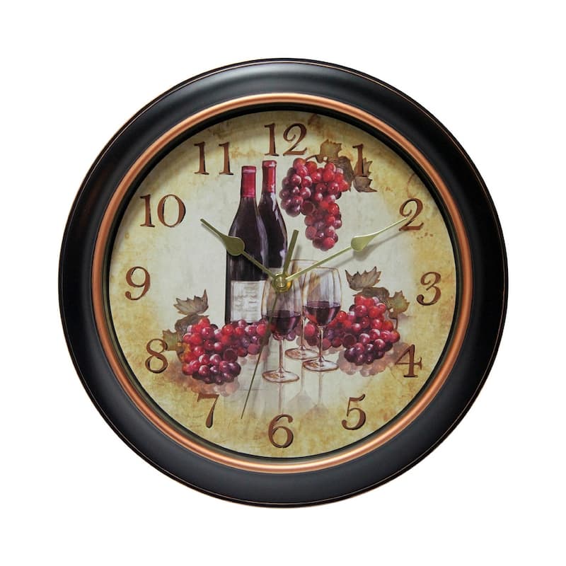 Copper Grove Kaffir 12-inch Classic Kitchen Round Clock - 12 x 2 x 12 - 12 x 2 x 12