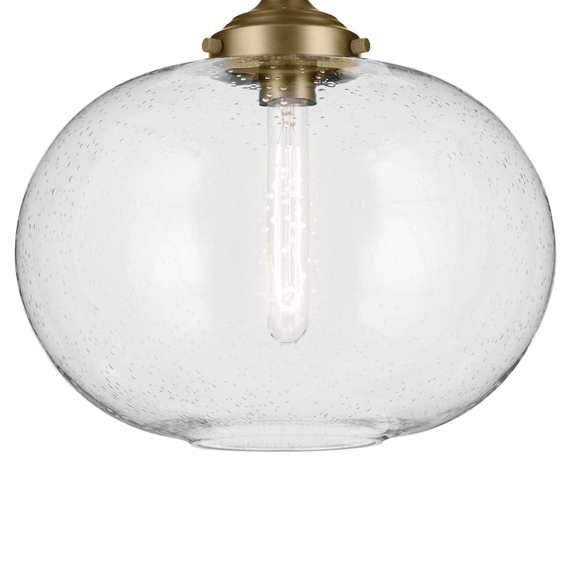 Kichler Lighting Avery 14.5 in. 1-Light Semi-Flush Mount Light