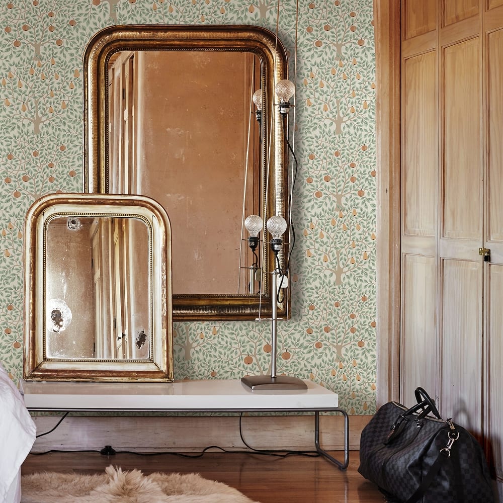 Woodland, Pomona Multicolor Fruit Tree, 33 FT. L x 20.5In. W Wallpaper Roll