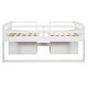 preview thumbnail 50 of 55, Multi-Function Twin Size Wood Loft Bed,Solid Wood Bed with Shelves drawers