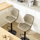 preview thumbnail 13 of 27, HOMYKA Swivel Adjustable Height Stool Set of 4