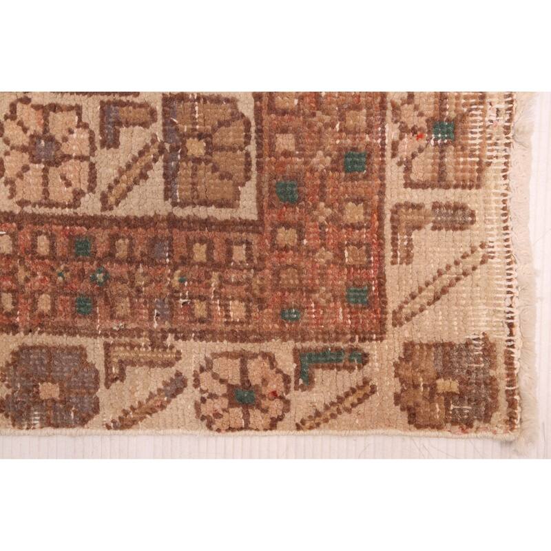 ECARPETGALLERY Hand-knotted Antalya Vintage Copper Wool Rug - 4'10 x 6'0