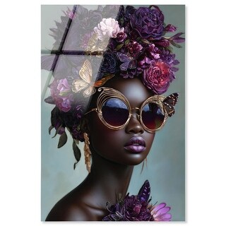 Floral Beauty I Glam Wall Decor Acrylic Print by Art Remedy - Bed Bath ...