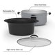 preview thumbnail 35 of 46, 10qt Large Capacity Digital Slow Cooker with Aluminum Pot