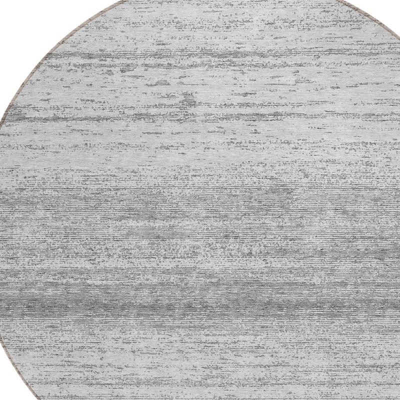 HomeRoots Striped Transitional Rectangle Outdoor Rug