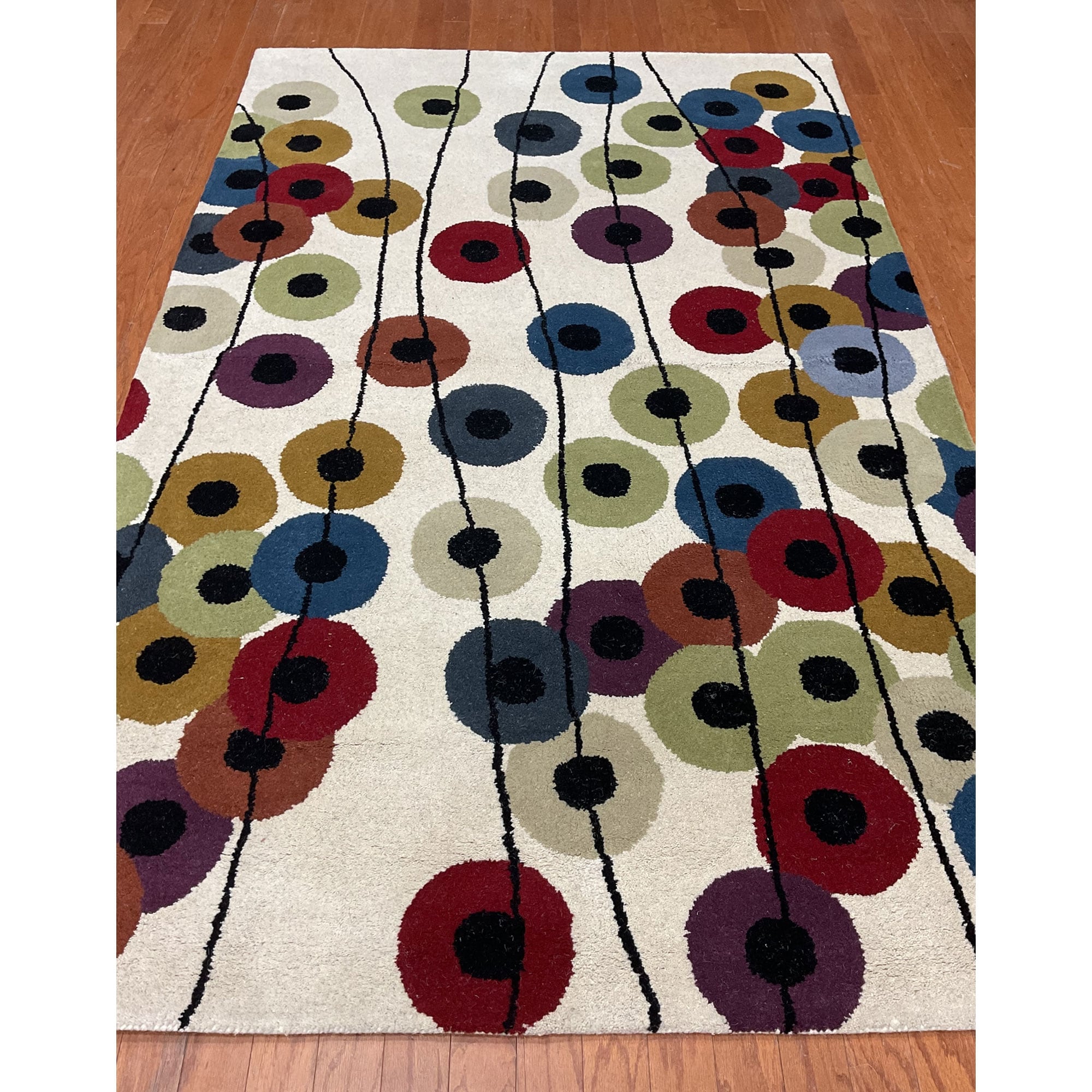 HERAT ORIENTAL Handmade 5' x 8' Tibetan Wool Rug - 5' x 8'
