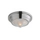 preview thumbnail 1 of 8, Maxim 10390 Hargreaves 10" Wide Flush Mount Ceiling Fixture Polished Nickel