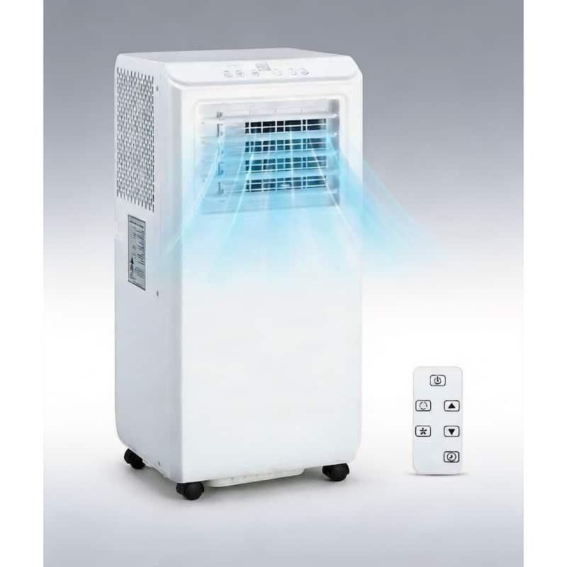 8000 BTU Portable Air Conditioners, Cools Up to 350 Sq ft - White