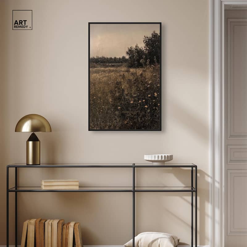 Vintage Meadow Canvas by Art Remedy