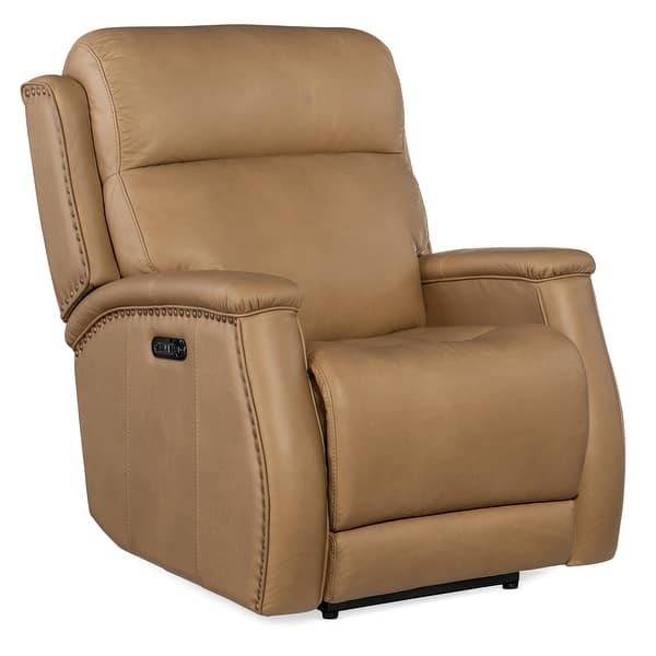 slide 2 of 6, Rhea Zero Gravity Power Recliner with Power Headrest Beige