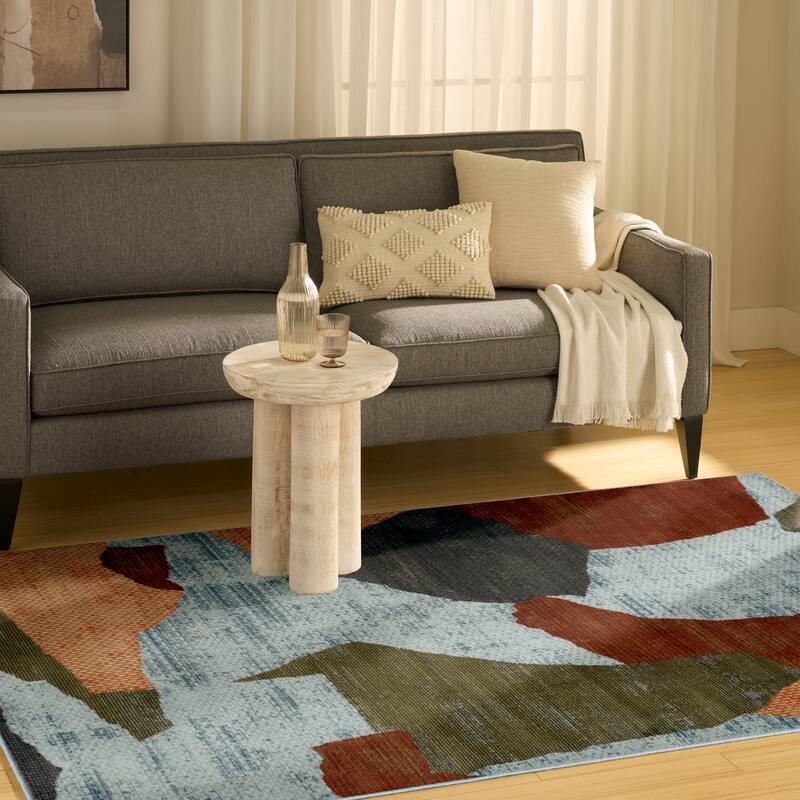 Nourison Nordic Indoor only Abstract Area Rug