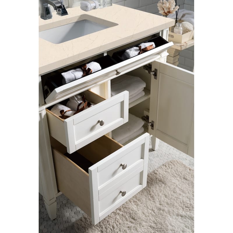 James Martin Vanities Brittany 36" Single Vanity, Bright White