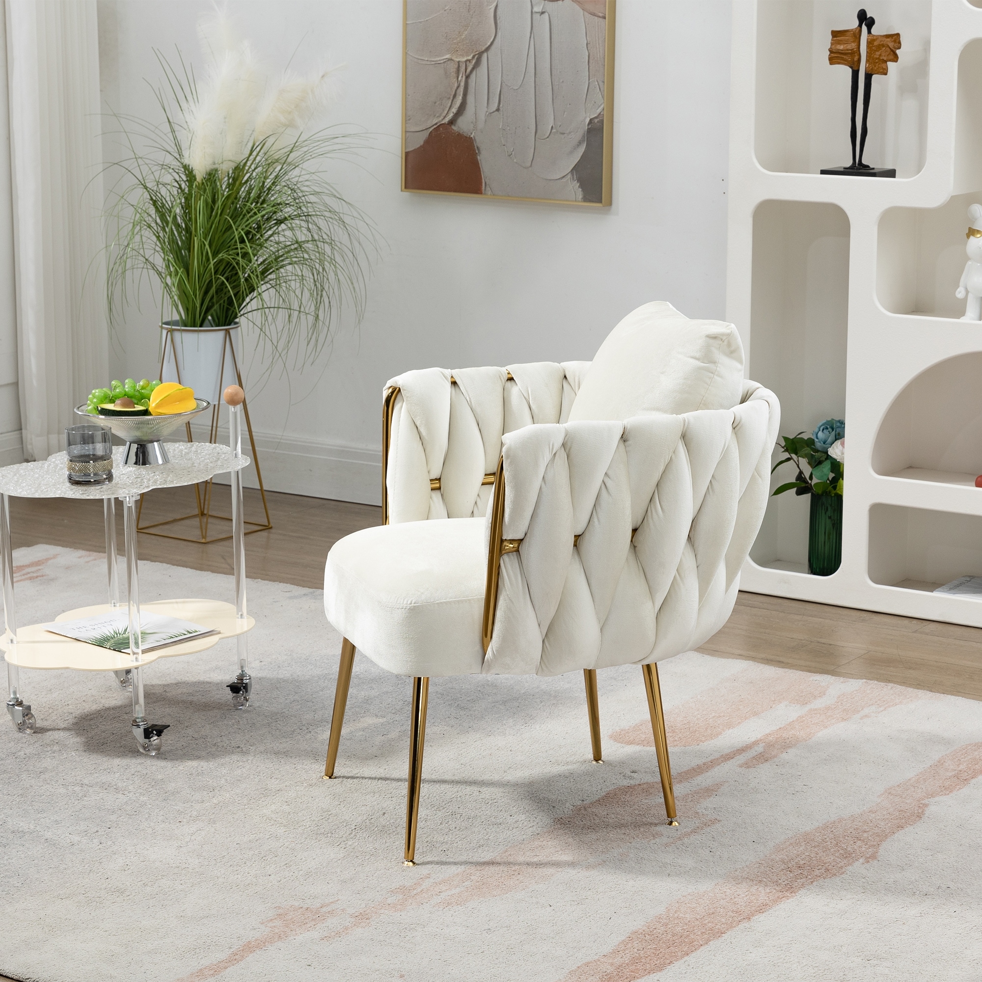 Velvet chair sales for vanity