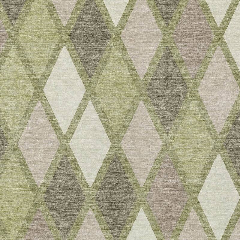 HomeRoots Geometric Transitional Rectangle Outdoor Rug