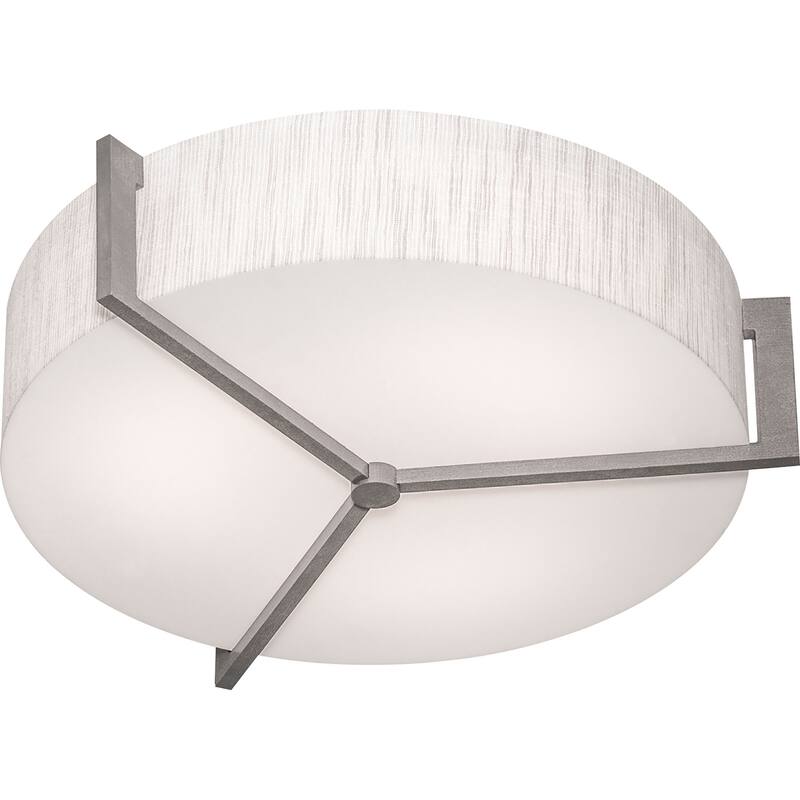 AFX Apex 14" LED Ceiling Light - Weathered Grey