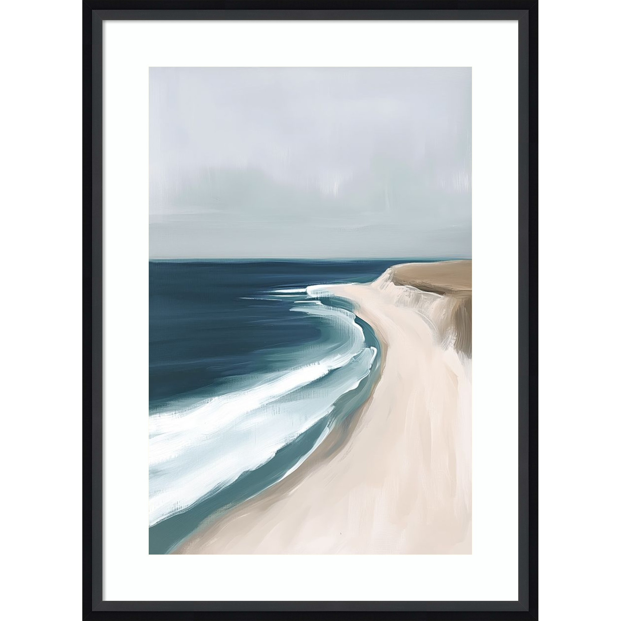 Matador by Amanda Tsoukanelis Wood Framed Wall Art Print - Lucie Black