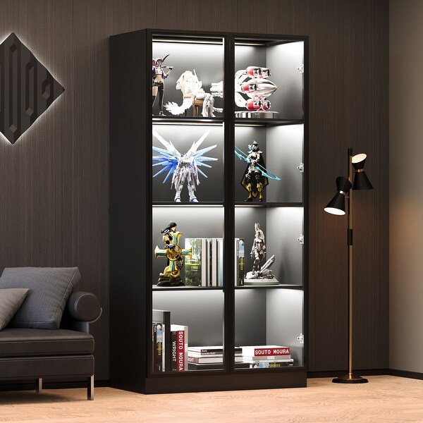 Display Storage Cabinet,Display Cabinet with Tempered Glass